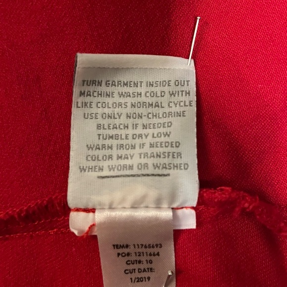 TORRID RAMPAGE RED CLASSIC DESIGN & STYLISH WARDROBE CHOICE PLUS JEAN JACKET - Picture 11 of 11